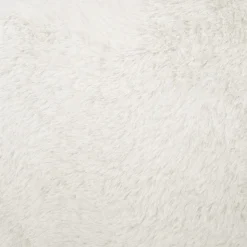 POUF PLIABLE FOURRURE EZZIO BLANC