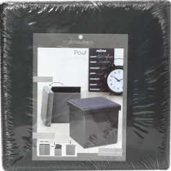 POUF PLIABLE NOIR