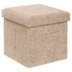POUF PLIABLE SIMPLE SOANA TAUPE