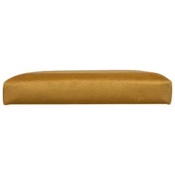 POUF PLIANT DOUBLE VELOURS LILOU OCRE D.76X38CM