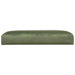 POUF PLIANT DOUBLE VELOURS LILOU KAKI D.76X38CM