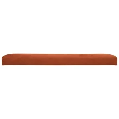 POUF PLIANT DOUBLE VELOURS LILOU AMBRE D.76X38CM