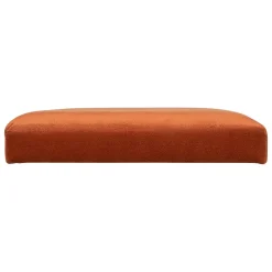 POUF PLIANT DOUBLE VELOURS LILOU AMBRE D.76X38CM