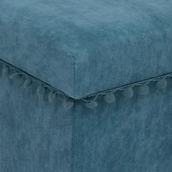 POUF PLIANT MEMO BLEU CANARD