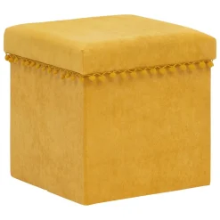 POUF PLIANT MEMO OCRE