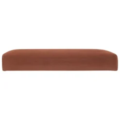 POUF PLIANT TESS VELOURS AMBRE