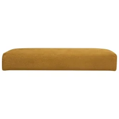 POUF PLIANT VELOURS LILOU OCRE D.38X38CM