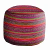 POUF ROND GAIA ROUGE
