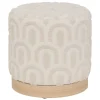 POUF TUFTE COPAS BLANC