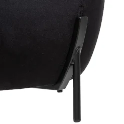 POUF VELOURS CALABAZA NOIR