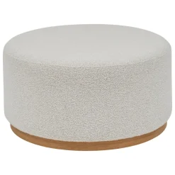 POUF XL NESKY BLANC D.81X41.5CM