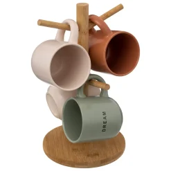RACK 4 MUGS S MOTS 24CL