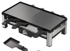 RACLETTE GRILL 8 PERSONNES 2000W