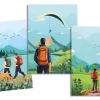 RANDO TORCHON 50X70CM MULTICOLORE