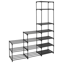 RANGE CHAUSSURE METAL TISSUS 8 ETAGES 32 PAIRES