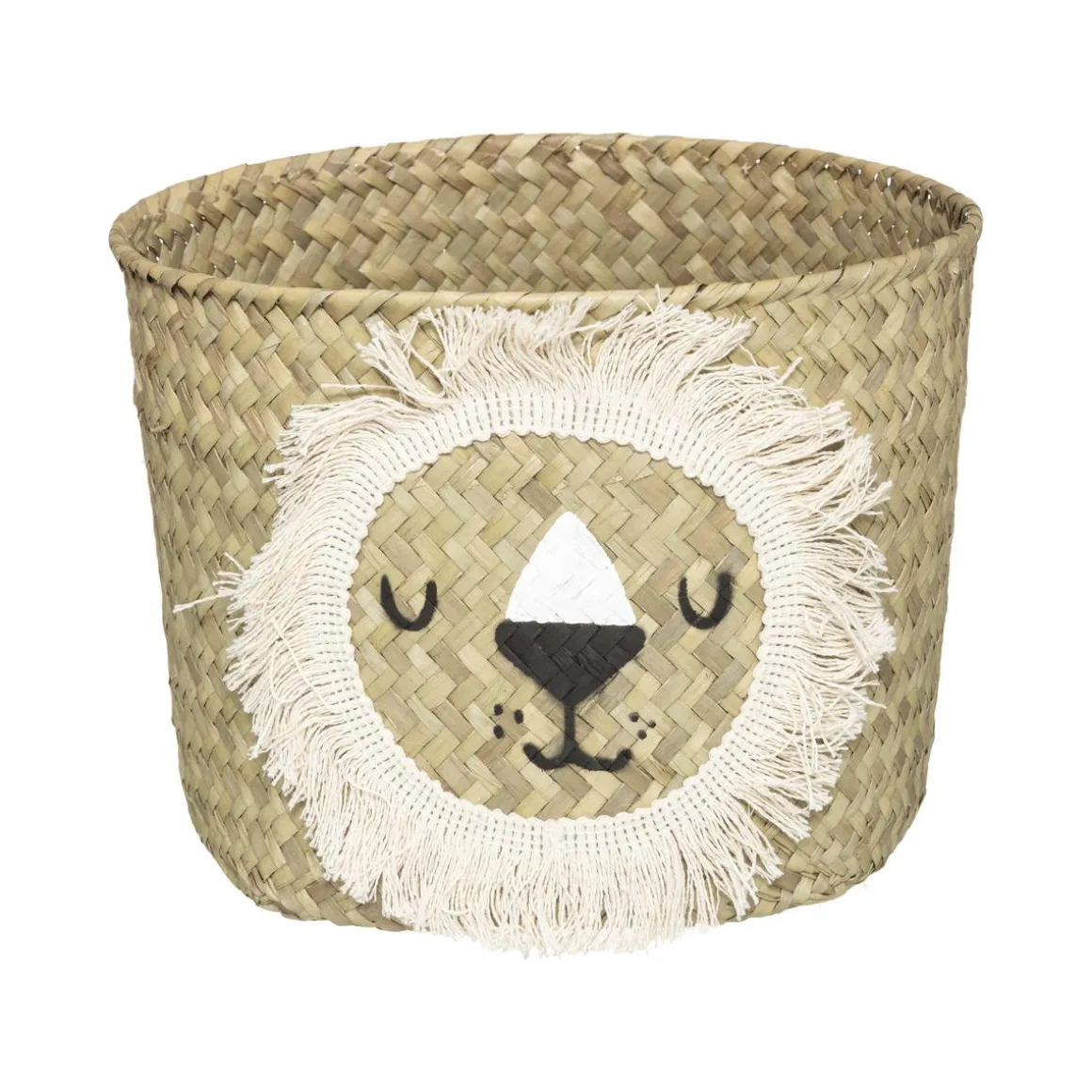 RANGEMENT BAC TETE LION D.23.5X17.5CM