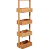 RANGEMENT SALLE DE BAIN 4 NIVEAUX BAMBOU