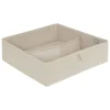 RANGEMENT TIROIRS DRESSY PLUS 2 COMPARTIMENTS BEIGE 36X36CM