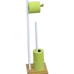 RESERVE ET DEROULEUR PAPIER WC  BAMBOU