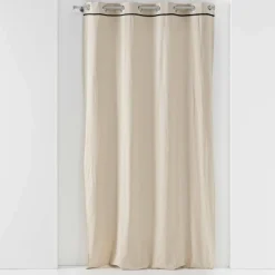 RIDEAU A OEILLETS 135X240CM COTON LAVE LINETTE LIN