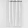 RIDEAU A OEILLETS 135X240CM COTON LAVE LINETTE BLANC