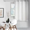 RIDEAU A OEILLETS 135X180CM OCCULTANT CHINEA BLANC