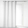RIDEAU A OEILLETS 140X260CM 100 OCCULTANT OBSCURE BLANC
