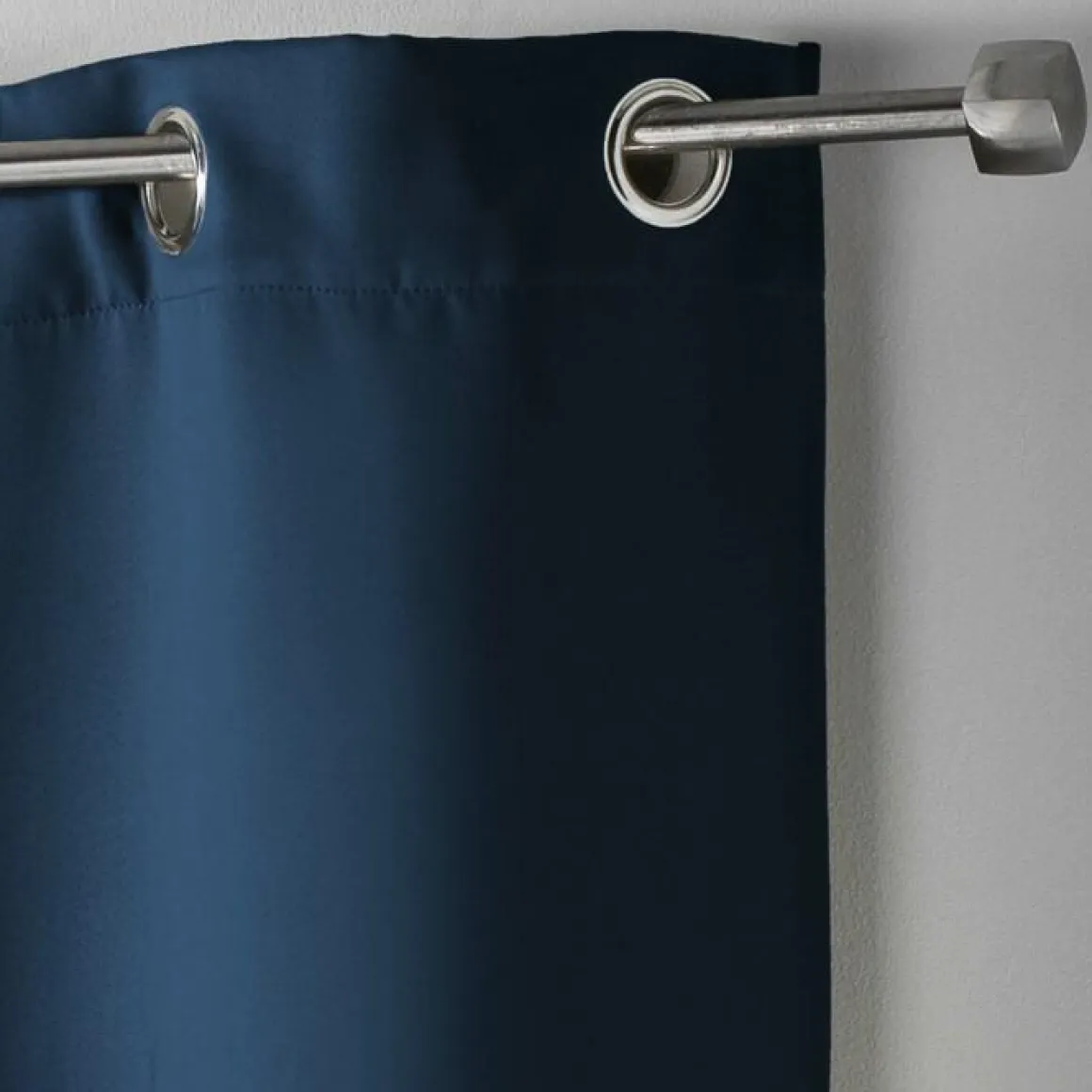 RIDEAU A OEILLETS 135 X 180 CM OCCULT UNI NAVY