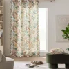 RIDEAU A OEILLETS 140X260CM POLYESTER LIN IMPRIME HAILEY