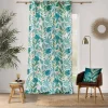 RIDEAU A OEILLETS 140X260CM POLYESTER METALLISE ALOHA