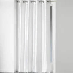 RIDEAU A OEILLETS 140X240CM SHANA BLANC