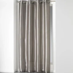 RIDEAU A OEILLETS 140X240CM SHANA NOISETTE