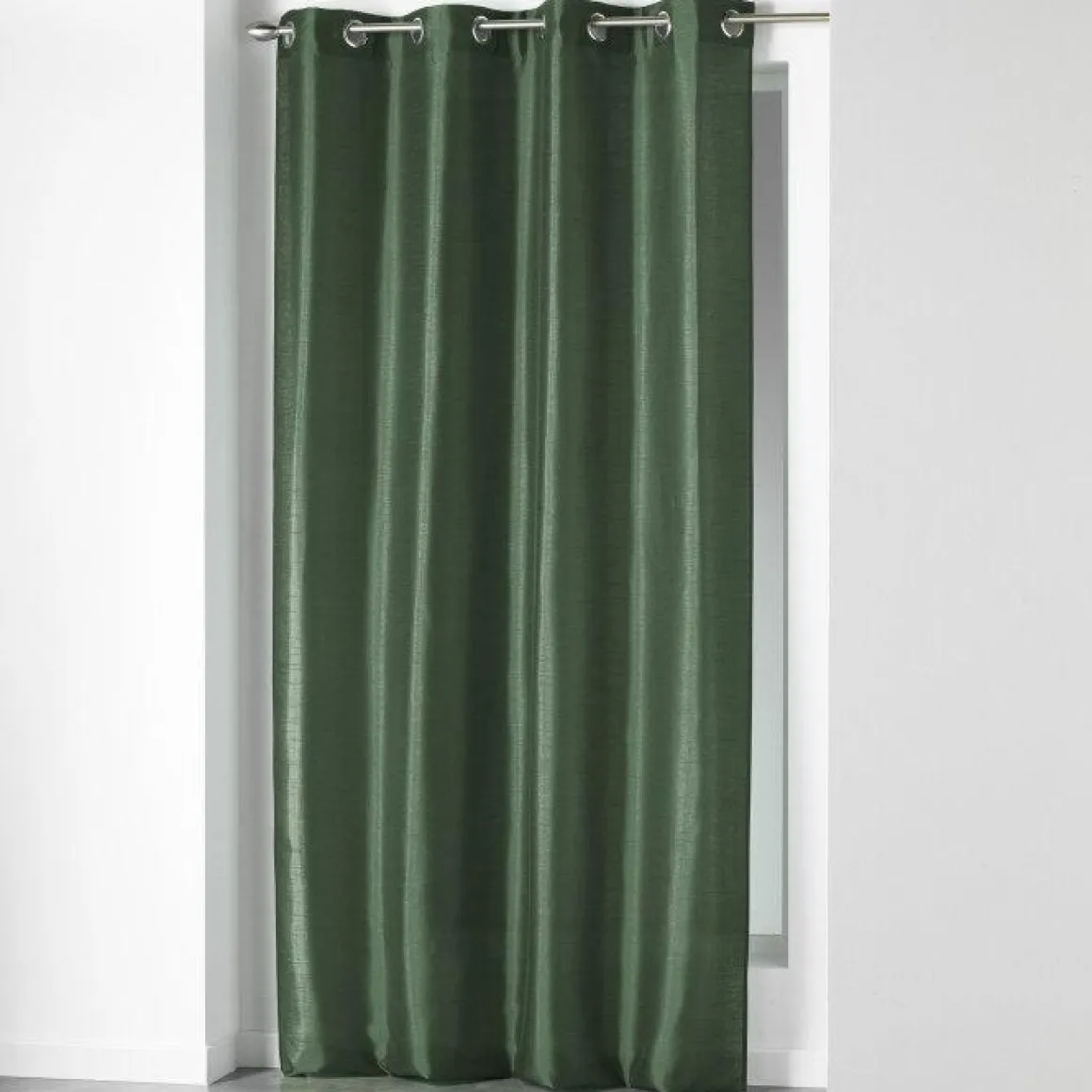 RIDEAU A OEILLETS 140X240CM SHANTUNG UNI SHANA KAKI