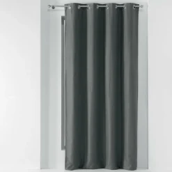 RIDEAU A OEILLETS 135X240CM UNI CHINEA ANTHRAC