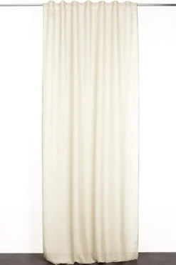 RIDEAU ARONNA ECRU 135X300CM GALON FRONCEUR PATTE CACHEE