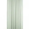 RIDEAU ARONNA VERT 135X300CM GALON FRONCEUR PATTE CACHEE
