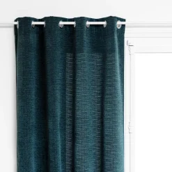 RIDEAU CHENILLE LUREX JIL BLEU 140X260CM