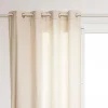 RIDEAU CHENILLE ZURI IVOIRE 140X260CM