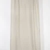 RIDEAU COLOSO ECRU 135X280CM GALON FRONCEUR PATTE CACHEE