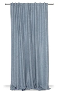 RIDEAU COPENHAGUE BLEU 200X270CM GALON FRONCEUR