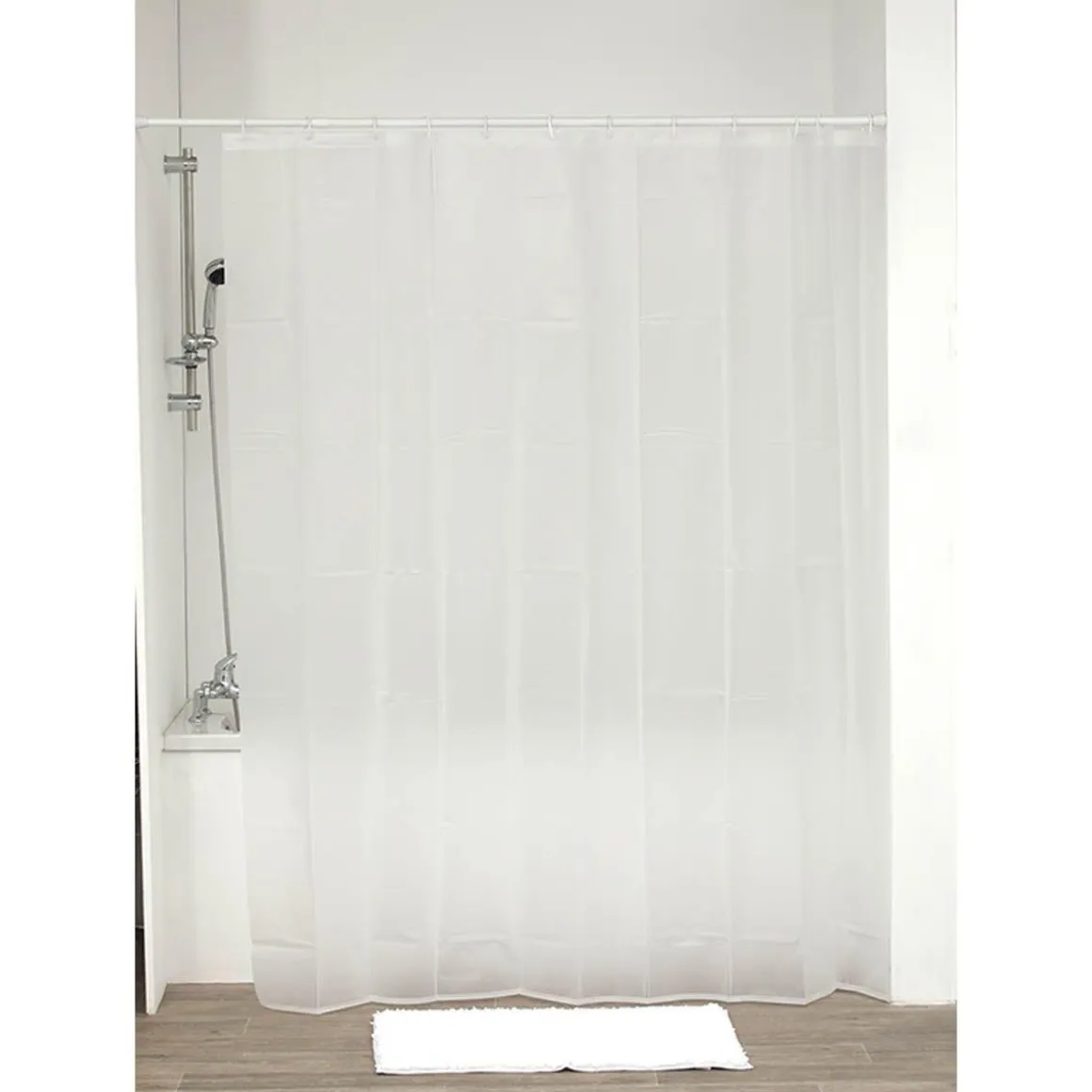 RIDEAU DE DOUCHE LASER EVA 180X200CM TRANSPARENT