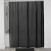 RIDEAU DE DOUCHE LASER 180X200CM NOIR