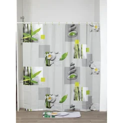 RIDEAU DE DOUCHE PEVA 180X180CM HONOLULU