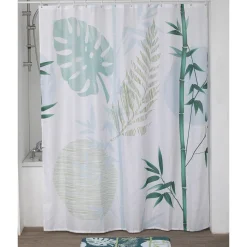 RIDEAU DE DOUCHE POLYESTER 180X200CM SAGANO