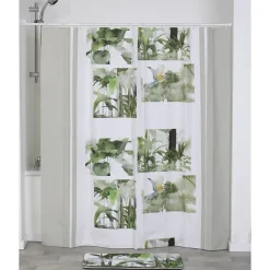 RIDEAU DE DOUCHE 180X180CM OASIS