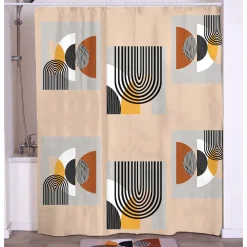 RIDEAU DE DOUCHE 180X180CM TRENDY