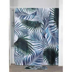 RIDEAU DE DOUCHE 180X200CM TROPICALE