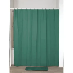 RIDEAU DE DOUCHE 180X200CM VERT
