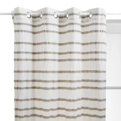 RIDEAU ELIO RAYE VERT 135X260CM