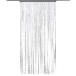 RIDEAU FIL GRIS 90X200CM